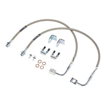 Load image into Gallery viewer, Rubicon Express RE1555 Front Stainless Steel Brake Line Set
