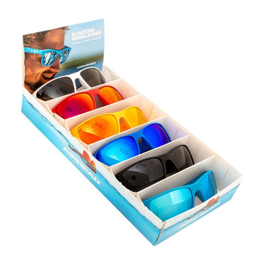 AIRHEAD AHFS-SWM6 Sport Floating Sunglasses - 6-Pack Assorted