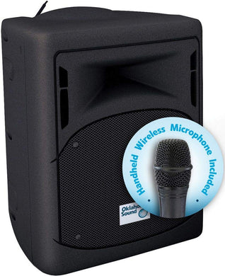 Oklahoma Sound PRA-8000/PRA8-5 Series Pro Audio Pa System with Handheld Mic, 17