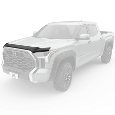 EGR 305405 SuperGuard Matte Black Acrylic Hood Shield Compatible with Select 2022-2024 Toyota Tundra Trucks - Durable Vehicle Protection