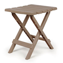 Load image into Gallery viewer, Camco 21045 Small Quick-Folding Adirondack Table, Plastic, Taupe
