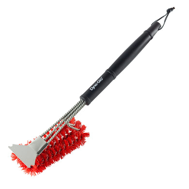 GHP Group DG18GBN-D w Bristles and Stainless Steel Scraper 18