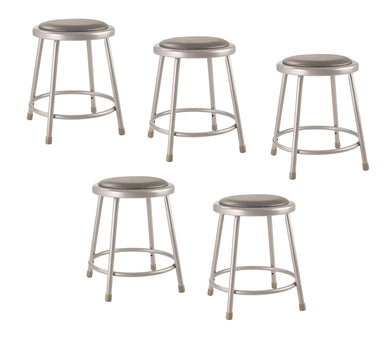 National Public Seating 6418-CN Steel Stool with 18