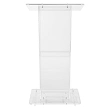 Load image into Gallery viewer, Oklahoma Sound 401S Acrylic Lectern with Shelf, Clear
