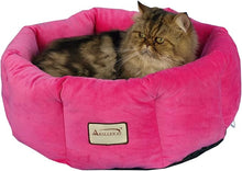 Load image into Gallery viewer, Armarkat C03CZH Cozy Pet Bed 15-Inch Diameter, Pink
