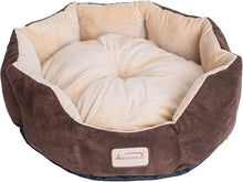 Load image into Gallery viewer, Armarkat C01HKF/MH Cozy Pet Bed 20-Inch Diameter, Mocha Beige
