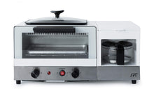 Load image into Gallery viewer, BM-1120W: 3-in-1 Breakfast Maker, Stainless Steel &amp; White
