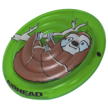 Load image into Gallery viewer, Airhead Sloth Pixelated Inflatable Pool Float, Green
