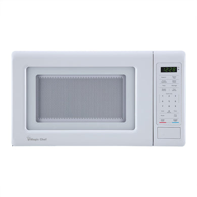 Magic Chef MC77MW Countertop Microwave Oven, Small Microwave for Compact Spaces, 700 Watts, 0.7 Cubic Feet, White