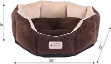 Load image into Gallery viewer, Armarkat C01HKF/MH Cozy Pet Bed 20-Inch Diameter, Mocha Beige
