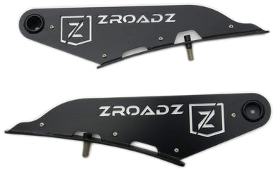 ZROADZ Front Roof LED Mounting Bracket - Compatible w/ 2019-2022 Dodge Ram 1500 - to Mount (1) 50 Inch or Similar Style Curved LED Light Bar (Not Included) - PN #Z334721, Black