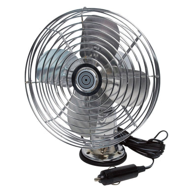 RoadPro RP-1179 Car Fan, Heavy Duty, 12V, Metal, 7.5