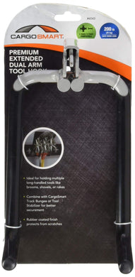 CARGOSMART Extended Dual Arm Tool Hook - Grey Powder Coat 1 Pk