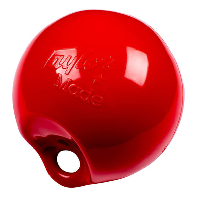 Taylor Made Buoy for Personal Watercrafts, Hook Under Quick Attachment, Flexible Shape, Inflation Valve, Suction Cup, Securing Line Included, for Use at Low Speed or Docking, Rocket Red – 2020108682