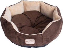 Load image into Gallery viewer, Armarkat C01HKF/MH Cozy Pet Bed 20-Inch Diameter, Mocha Beige
