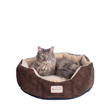 Load image into Gallery viewer, Armarkat C01HKF/MH Cozy Pet Bed 20-Inch Diameter, Mocha Beige
