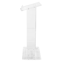 Load image into Gallery viewer, Oklahoma Sound 401S Acrylic Lectern with Shelf, Clear
