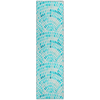 Addison Rugs Surfside ASR37 Aqua 2'3