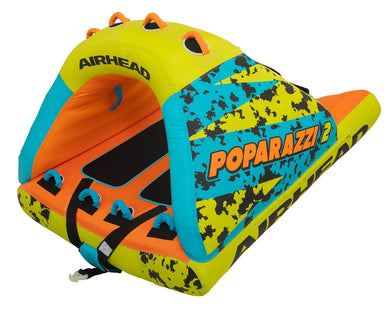 AIRHEAD Poparazzi 2, 1-2 Rider Towable Tube for Boating