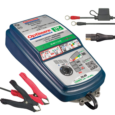 Optimate Lithium 8s 5A 10-Step 25.6V/26.4V 5A High Performance Battery Saving Charger & Maintainer