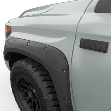 EGR BLF1016-Baseline Fender Flare Set Compatible with Select 2014-2021 Toyota Tundra Series Models - Textured ABS Construction with Bolt-On Look