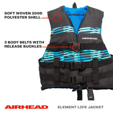 Load image into Gallery viewer, Airhead Element Life Jacket, Child
