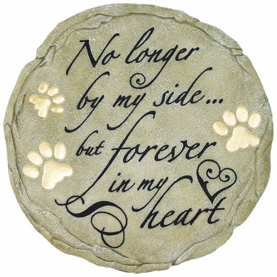 Spoontiques - Garden Décor - No Longer By My Side Stepping Stone - Decorative Stone for Garden, 9.63