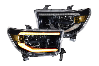 Morimoto XB LED Headlights Fits Toyota Tundra 07-13, Plug and Play Amber DRL Headlight Assemblies (LF533-A-ASM)