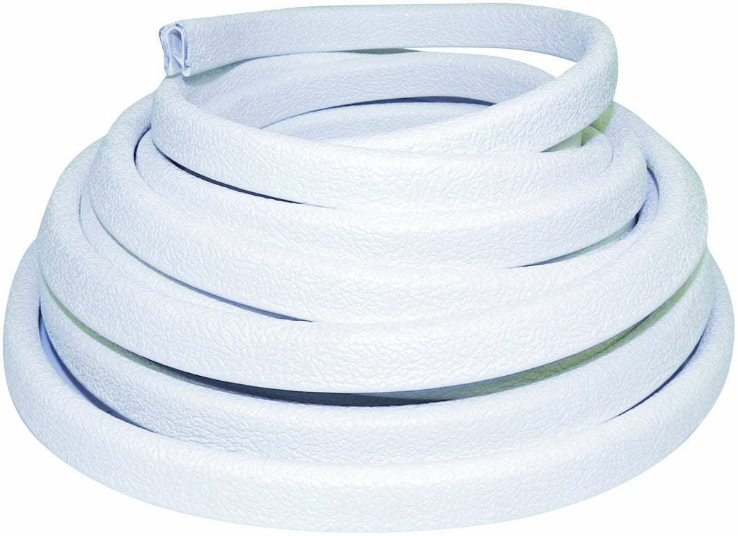 Taco Metals Flexible Vinyl Trim, White, 1/2-Inch