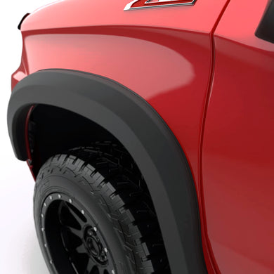 EGR 751654 Fender Flare Rugged Look Complete Set, Matte Black Finish, Compatible with Select Chevrolet Silverado Models