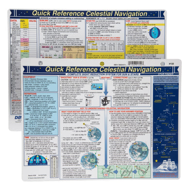 Davis Quick Reference Celestial Navigation Card