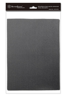 Silverstone 21-Inch x 15-Inch 4mm Thick 2-Piece Sound Dampening Acoustic EP0M Silent Foam SF01 (Black)