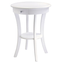 Load image into Gallery viewer, Sasha Round Accent Table, White
