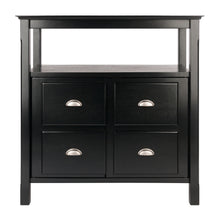 Load image into Gallery viewer, Timber Buffet Cabinet, Black
