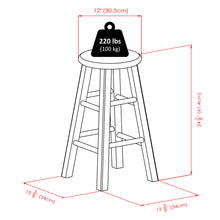 Load image into Gallery viewer, Obsidian 3-Pc Square Pub Table and Round Seat Counter Stools, Black
