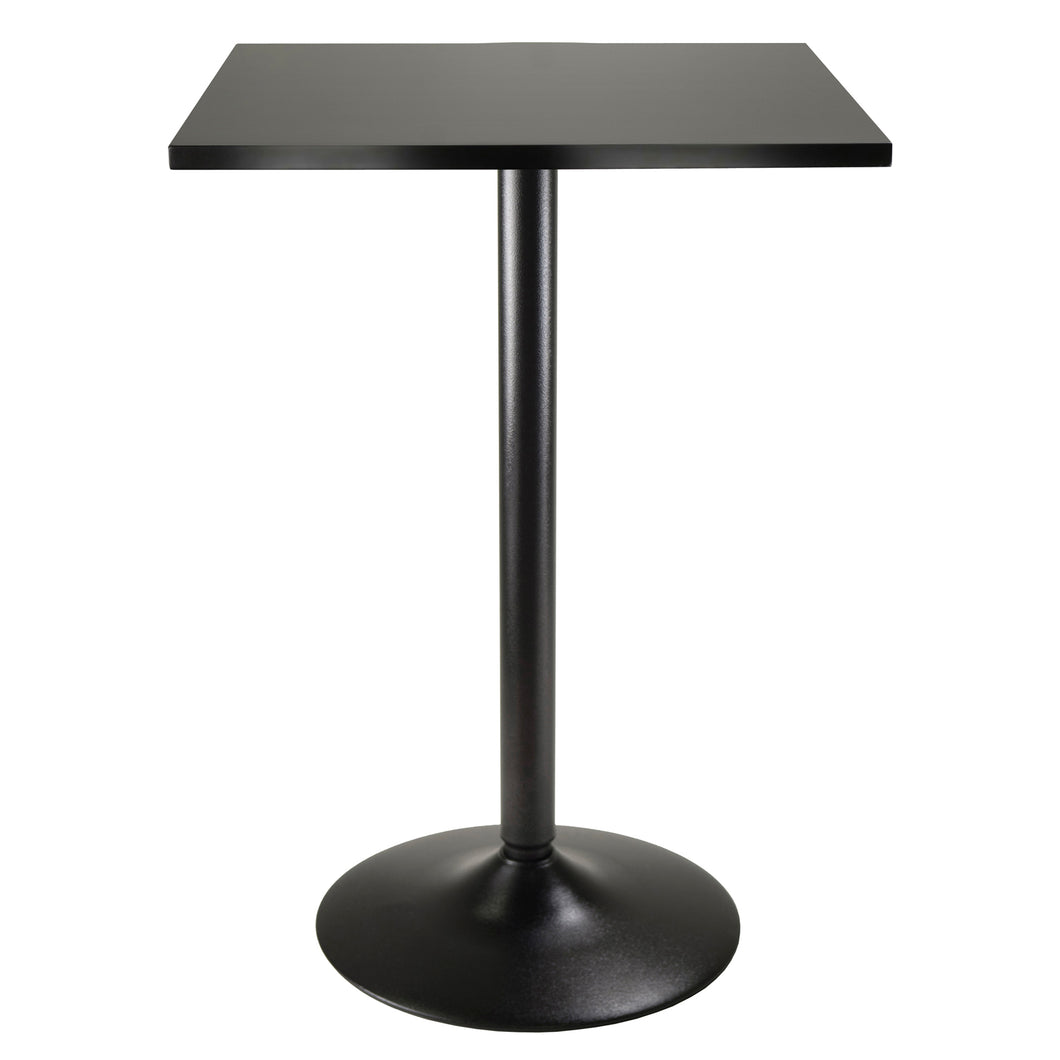 Obsidian Square Dining Table, Black