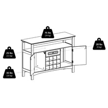 Load image into Gallery viewer, Jasper Buffet Cabinet, Black
