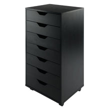 Load image into Gallery viewer, Halifax 7-Drawer Cabinet, Black
