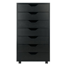 Load image into Gallery viewer, Halifax 7-Drawer Cabinet, Black
