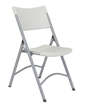 Load image into Gallery viewer, (4 Pack) 600 Series Heavy Duty Plastic Folding Chair, Speckled Grey
