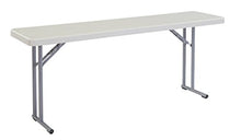 Load image into Gallery viewer, NPS 18&quot; x 72&quot; Heavy Duty Seminar Folding Table, Speckled Gray, 700 lb Capacity
