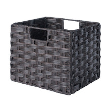 Load image into Gallery viewer, Melanie 2-Pc Foldable Woven Fiber Basket Set, Chocolate
