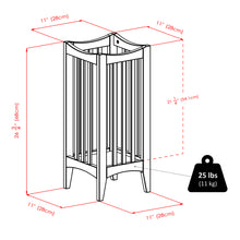 Load image into Gallery viewer, Portland Umbrella Stand, Cappuccino
