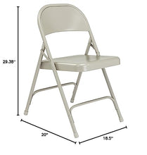 Load image into Gallery viewer, NPS 50 Series Choice All-Steel Folding Chair (Grey)
