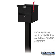 Load image into Gallery viewer, Salsbury Industries Mail Chest Pedestal, Black
