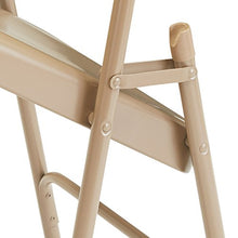 Load image into Gallery viewer, NPS 200 Series Premium All-Steel Double Hinge Folding Chair (Beige)
