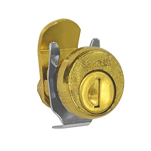 Salsbury Industries 4190 Replacement Lock for Locking Column Mailbox and Modern Mailbox with 2 Keys, Gold Finish