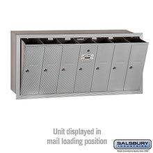 Load image into Gallery viewer, Salsbury Industries 3507ARU Vertical Cluster Mailbox, Aluminum
