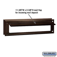 Load image into Gallery viewer, Salsbury Industries 4045A Mail Slot, Standard/Magazine Size, Antique Finish
