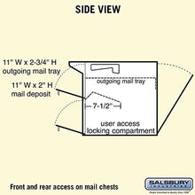 Load image into Gallery viewer, Salsbury Industries 4350BLK Mail Chest, Black
